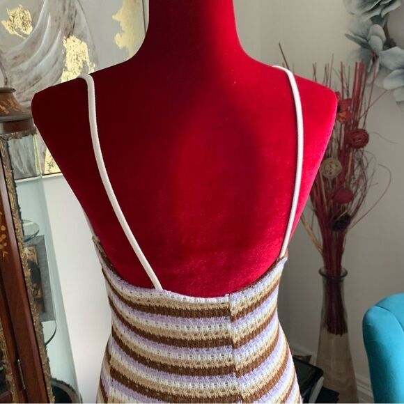 ASOS CHROCHET CUTOUT MIDI DRESS - Picture 8 of 13